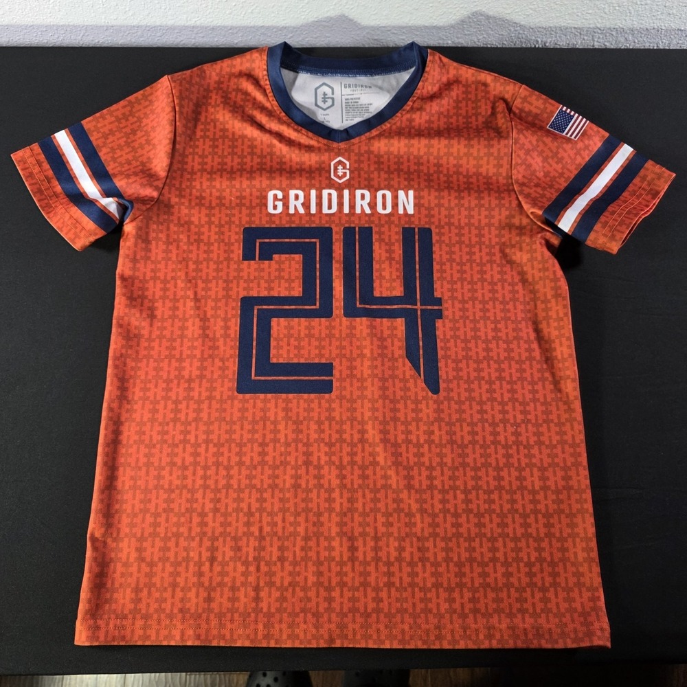 Gridiron Football ‎ USA Soccer Jersey YOUTH Size Large 16/18
